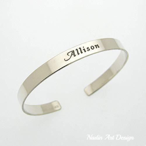 Secret Message Custom Inscribed Bracelet
