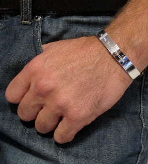 925 sterling silver cuff for men